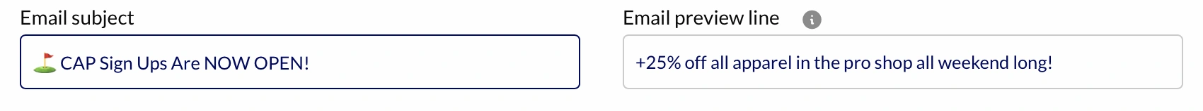CAP Subject Line Reporting