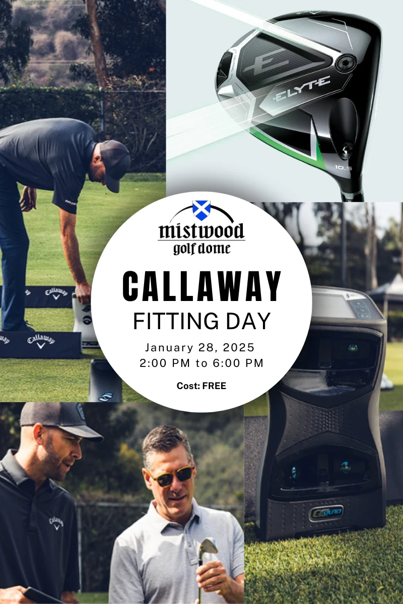 Callaway golf club fitting day email campaign