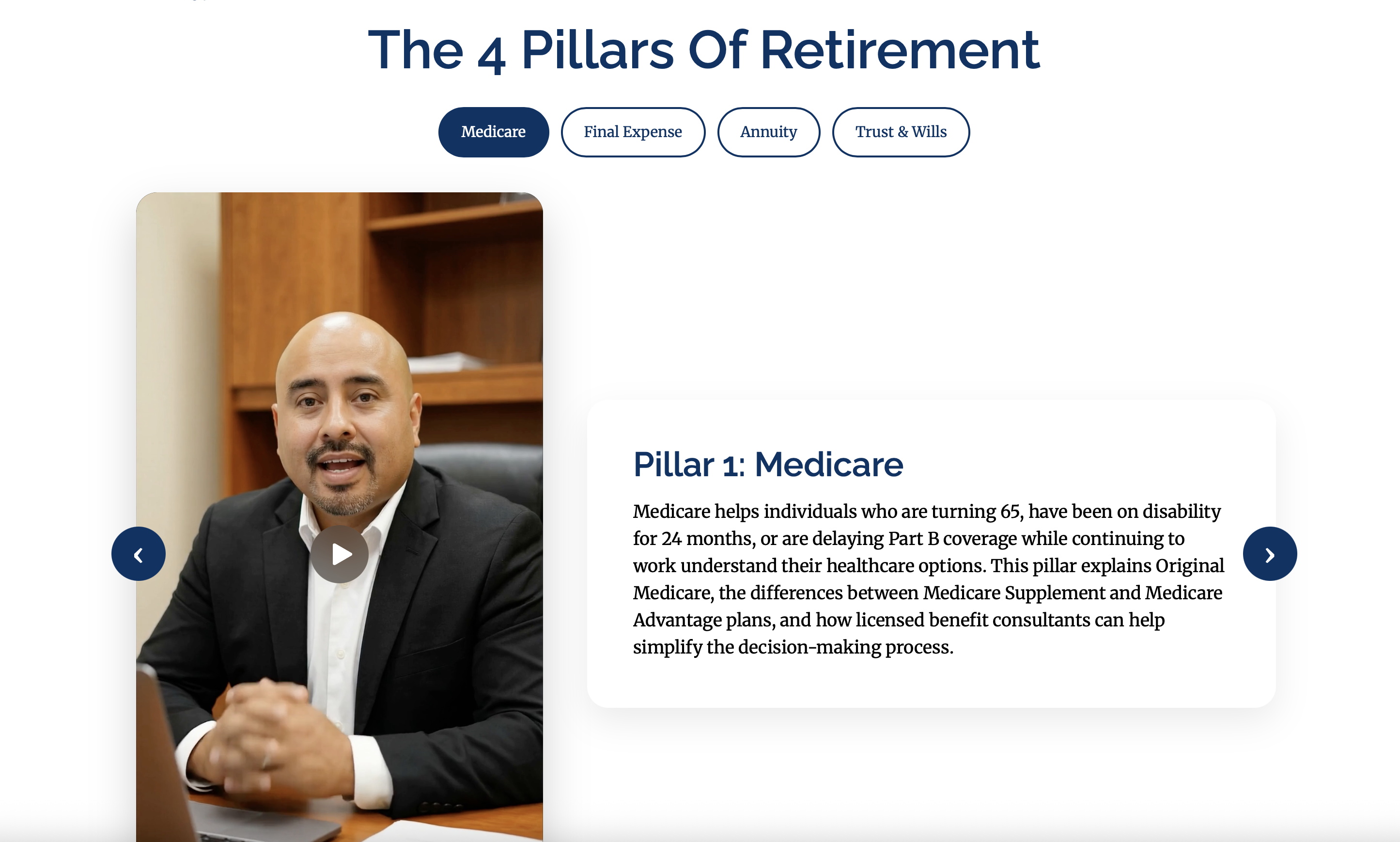 Four Pillars of Retirement — friendlyinsgroup.com