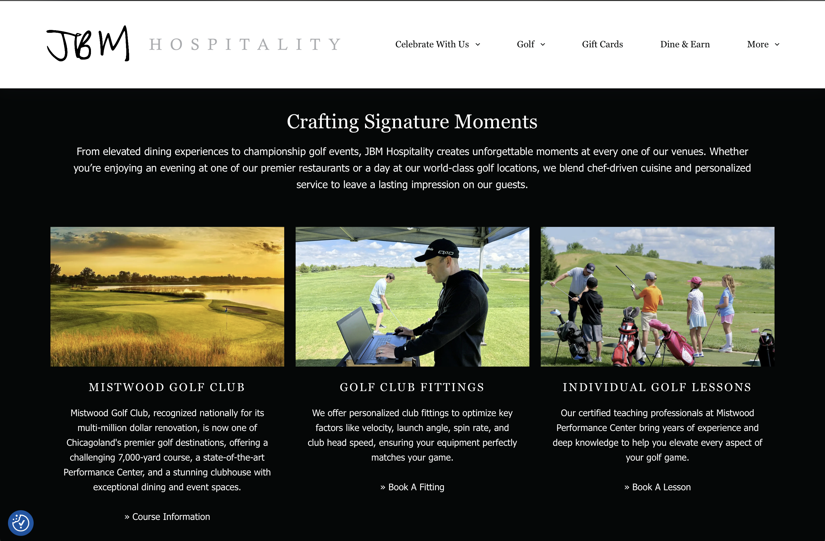 JBM Hospitality — Signature Moments