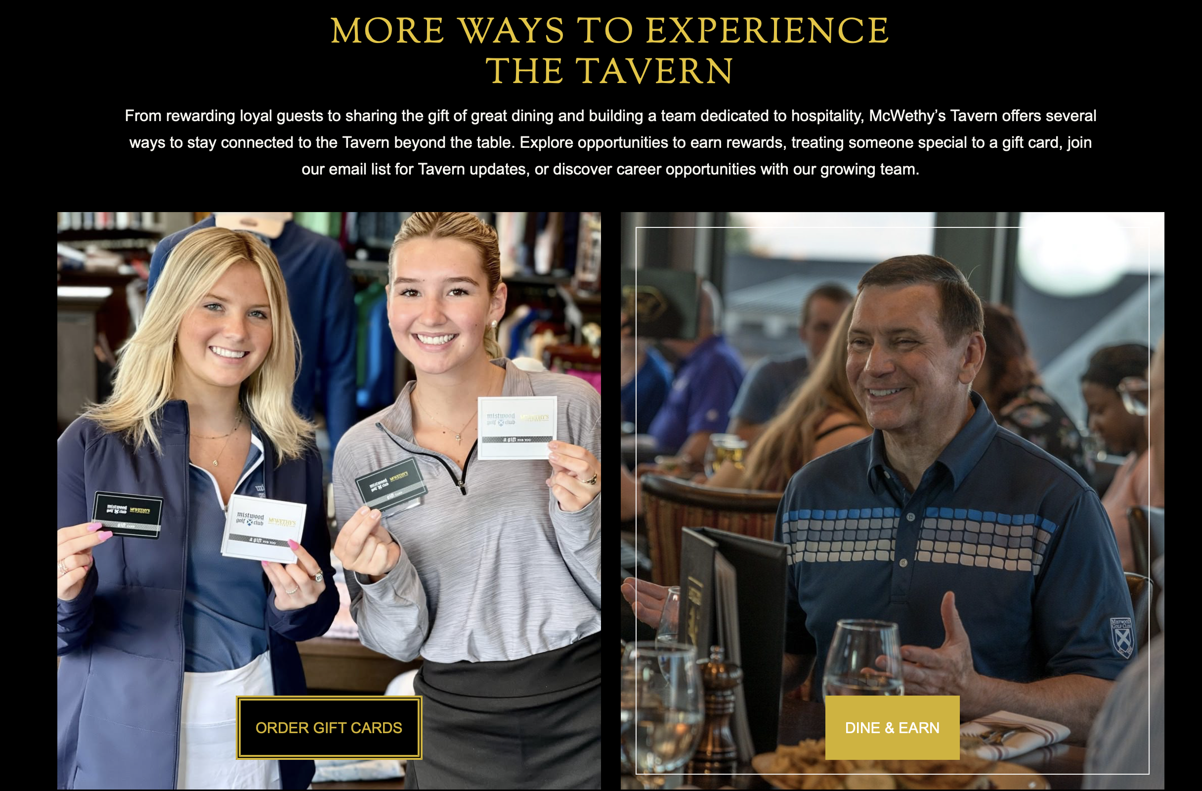 More ways to experience McWethy's Tavern