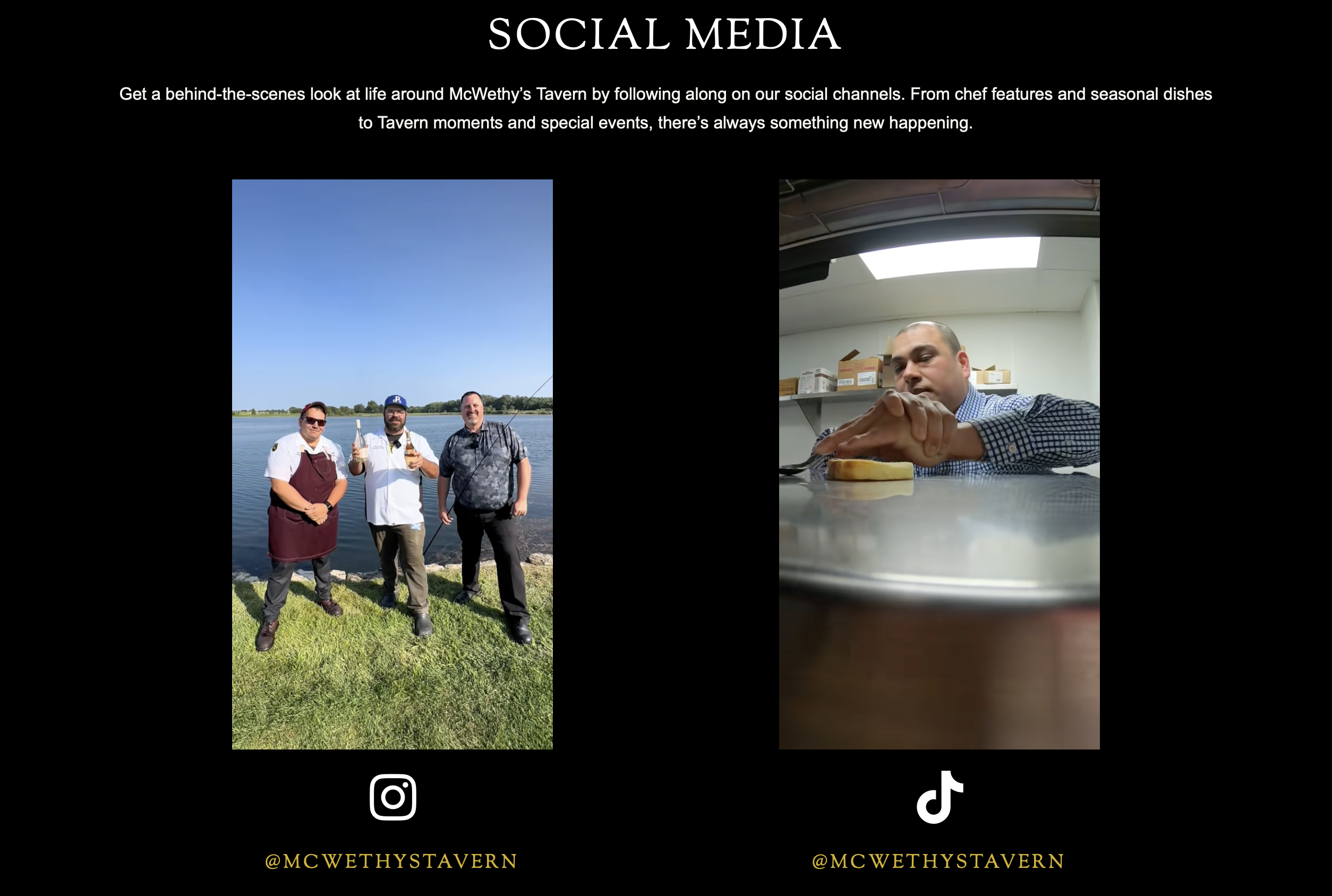 McWethy's Tavern media and social proof